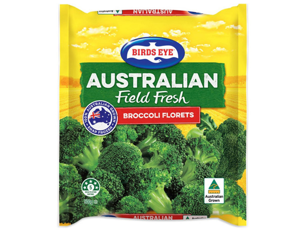 Birds Eye Field Fresh Frozen Australian Broccoli Florets 500g