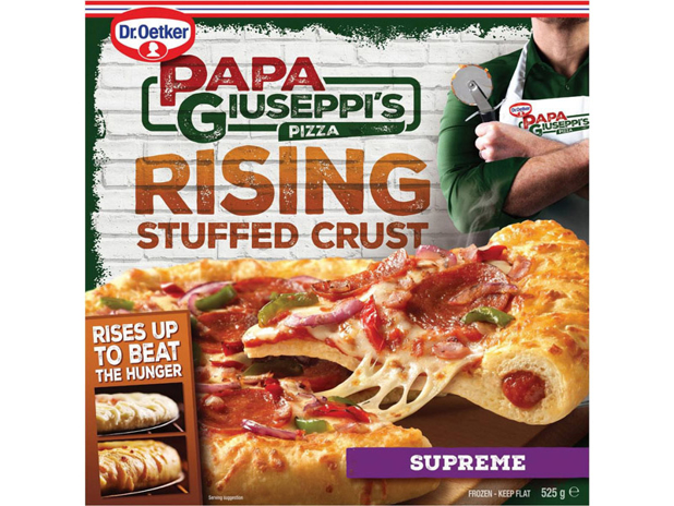 Dr. Oetker Papa Giuseppis Rising Stuffed Crust Supreme Pizza 525g