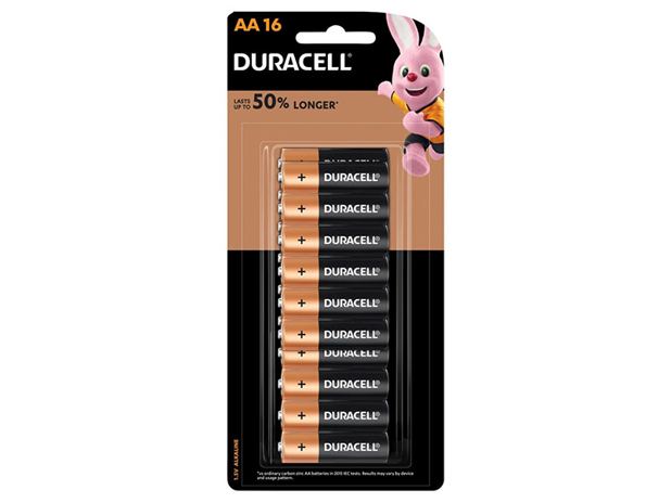 Duracell Coppertop Batteries AA 16 Pack