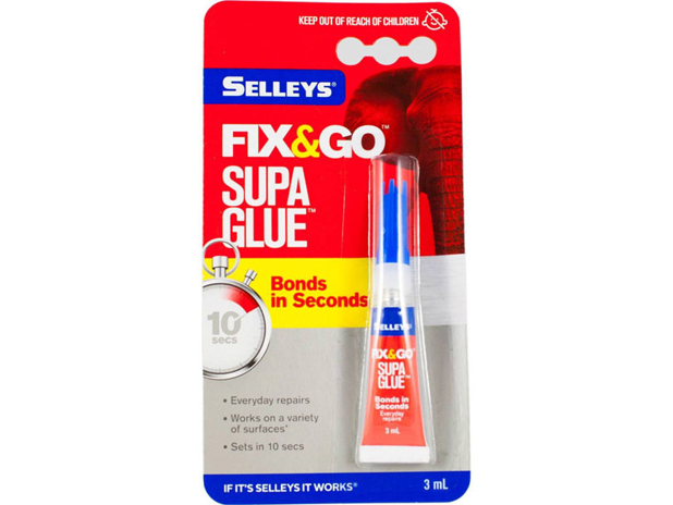 Selleys Adhesive Fix & Go Supa Glue 3 Millilitre