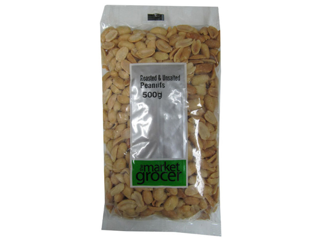 The Market Grocer Unsalted Peanuts 500g