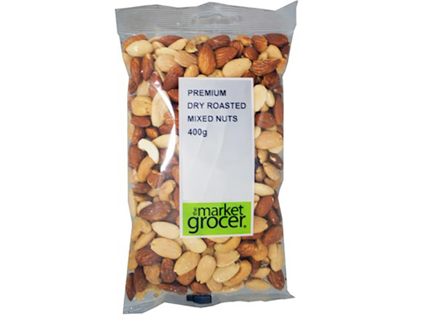 The Market Grocer Roasted Mixed Nuts 400g