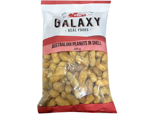 Galaxy Real Foods Peanuts in Shell 400g