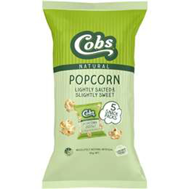 Cobs Popcorn Lightly Salted Slightly Sweet Multipack 5x13g