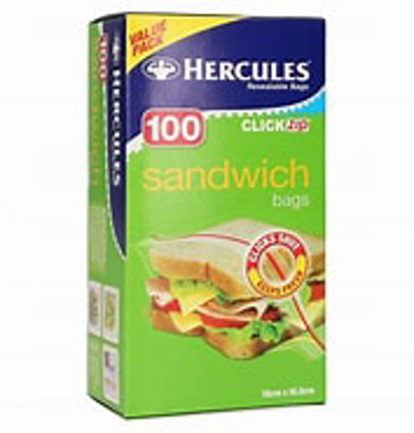 Hercules Sandwich Bags 100 Pack