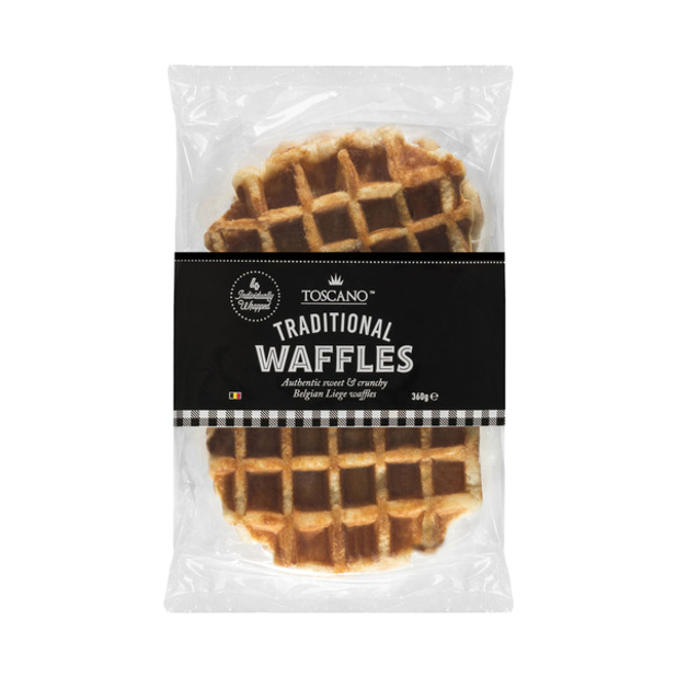 Toscano Traditional Butter Waffles 360g