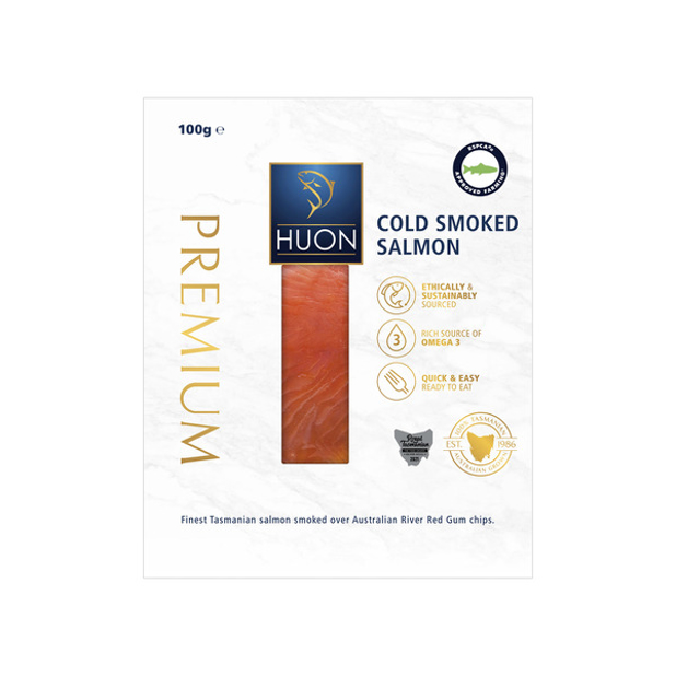 Huon Premium Smoked Salmon 100g