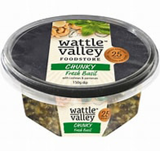 Wattle Valley Chuncky Fresh Basil Dip 150g