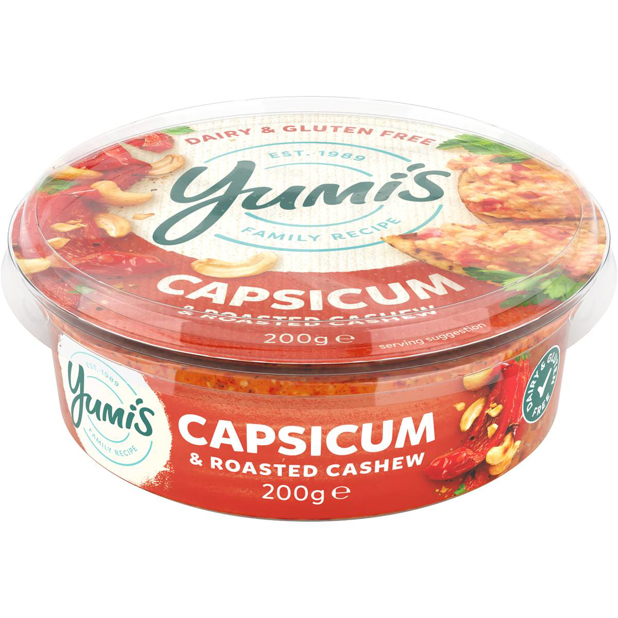 Yumi's Capsicum & Roasted Cashew Dip 200g