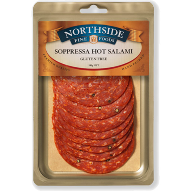 Northside Fine Foods Sopressa Hot Salami 100g