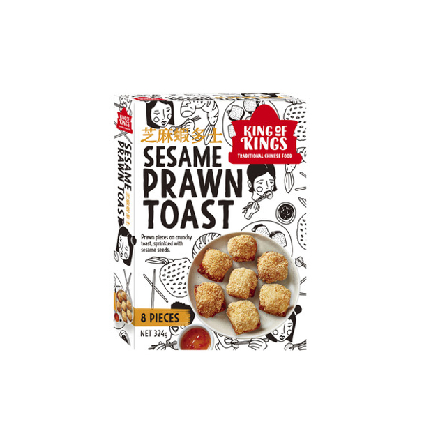 King of Kings Sesame Prawn Toast 324gs