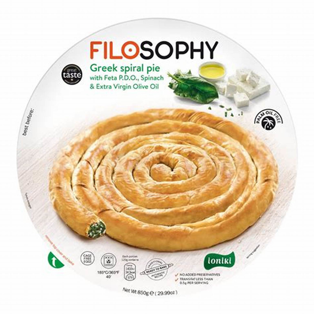 Filosophy Greek Spiral Pie with Spinach & Feta 850g