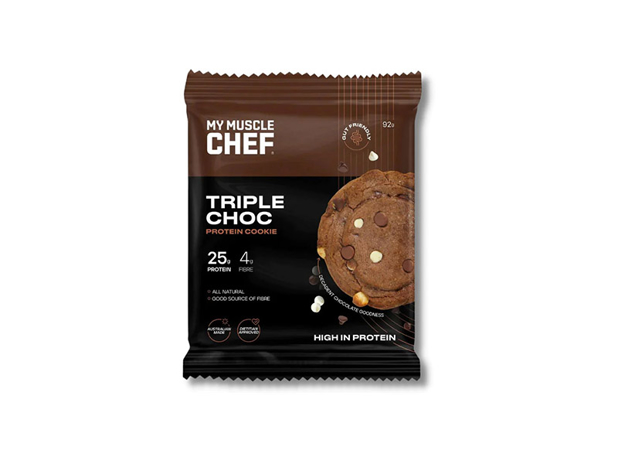 My Muscle Chef Protein Cookie Triple Choc 92g