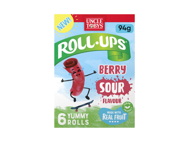 Uncle Toby's Roll Ups Berry Sour 94g