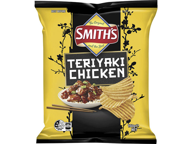 Smith's Crinkle Cut Chips Teriyaki Chicken 150g