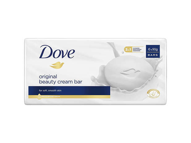 Dove Beauty Cream Bar Original Soap 90g x 6 pack