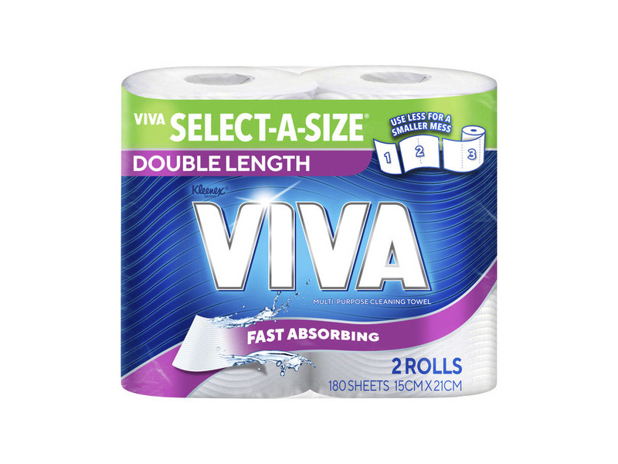 Viva Towel Select-A-Size Double Length 2s