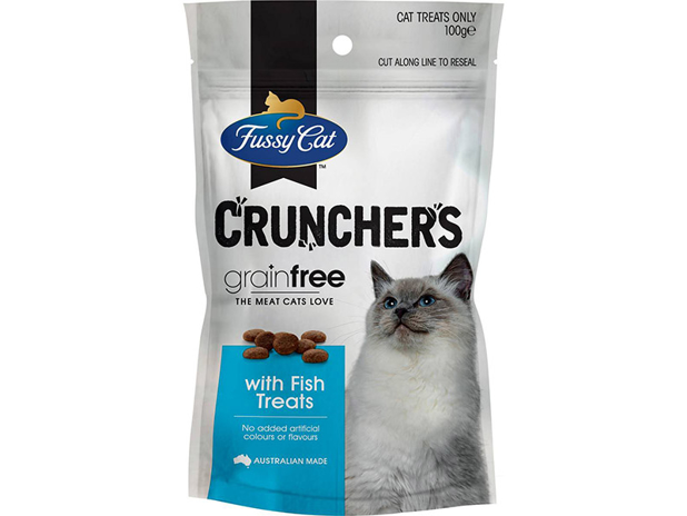 Fussy Cat Cruncher Fish 100g