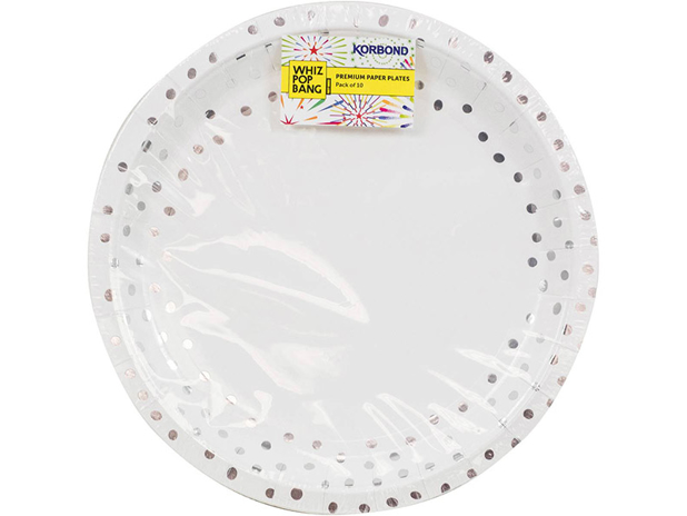 KorBond Party Plates Heavy Duty 10-Pack