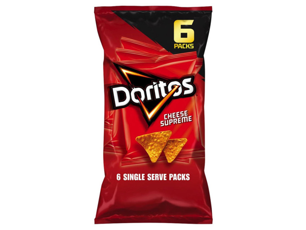 Doritos Corn Chips Cheese Supreme 6 Pack