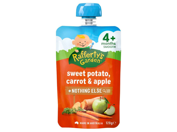 Rafferty's Garden Sweet Potato, Carrot & Apple Baby Food 120g