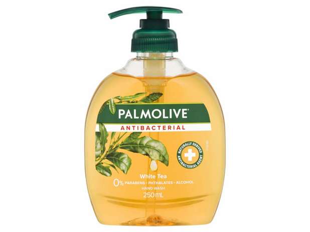 Palmolive Antibacterial Liquid Hand Wash Soap White Tea Pump 0% Parabens Recyclable 250 Millilitre