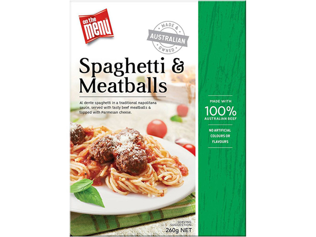 On The Menu Spaghetti & Meatballs 260g