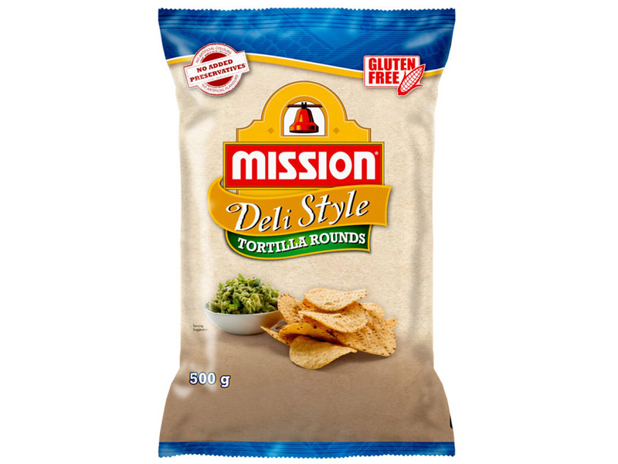 Mission Deli-Style Round Corn Chips 500g