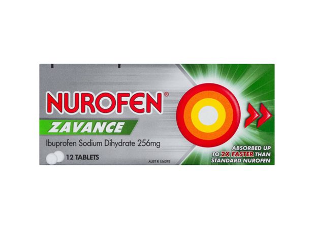 Nurofen Zavance Ibuprofen Pain Relief 12 Pack
