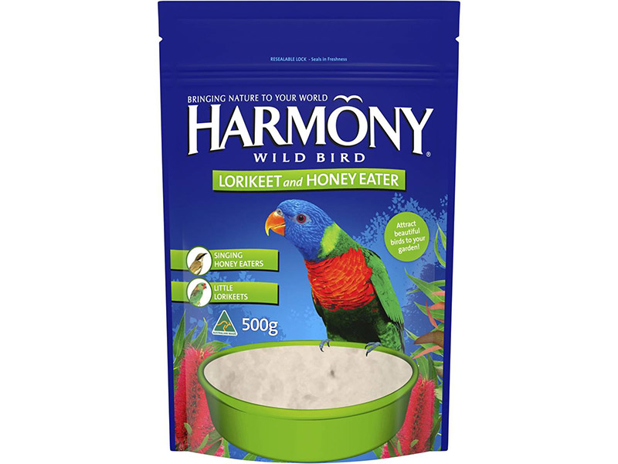 Harmony Lorikeet & Honey Eater Dry Wild Bird Seed Cereal Mix Pouch 500g