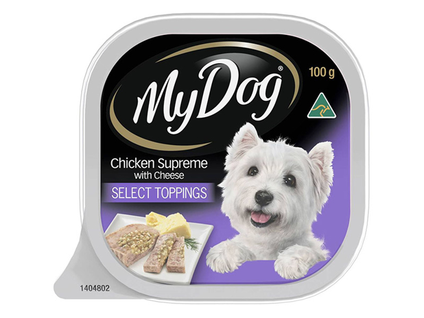 My Dog Chicken Supreme With Cheese & Toppings Wet Dog Food Tray 100g