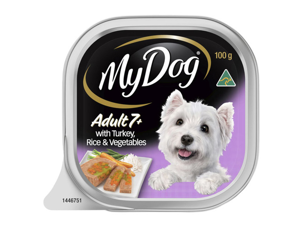 My Dog Adult 7+ Wet Dog Food Turkey & Rice with Vegetables 100g