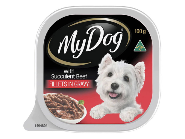My Dog Fillets In Gravy With Succulent Beef Wet Dog Food 100g