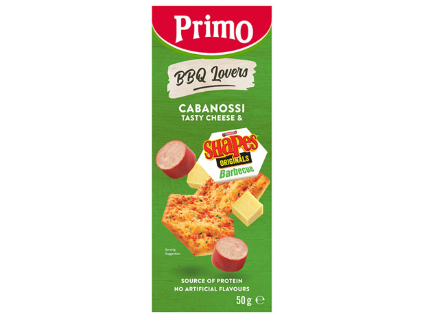 Primo BBQ Lovers Cabanossi Cheese & BBQ Shapes 50g