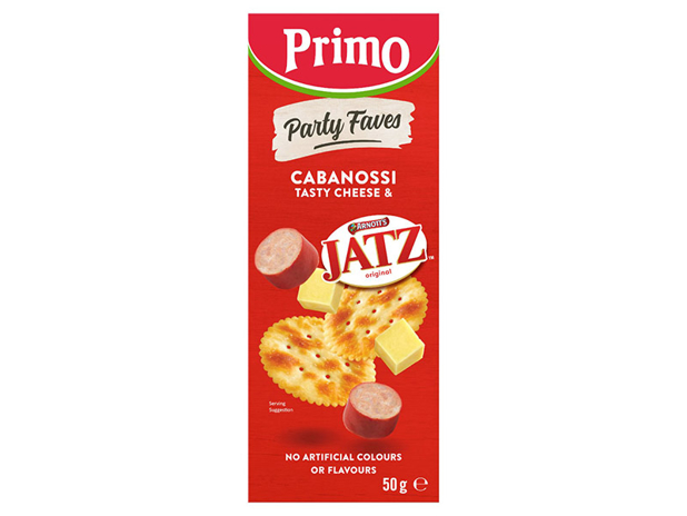 Primo Party Faves Cabanossi Cheese and Jatz Crackers 50g