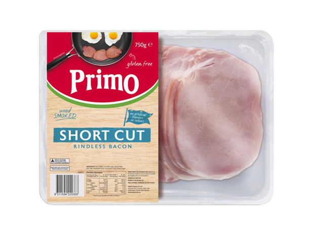 Primo Short Cut Bacon 750g