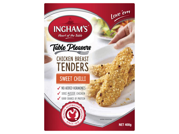 INGHAM'S Table Pleasers Chicken Breast Tenders Sweet Chilli 400g