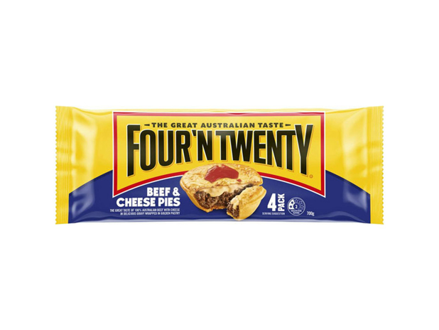 Four 'N Twenty Beef & Cheese Pies 4 Pack