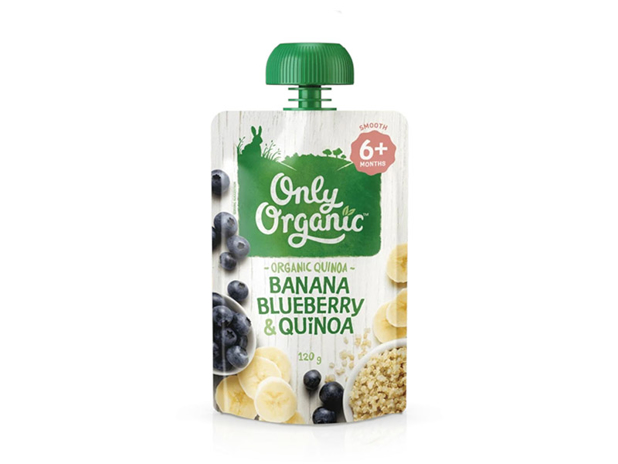 Only Organic Banana Berry & Quinoa 120g