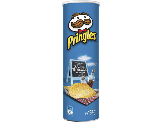 Pringles Salt & Vinegar Flavour Chips 134g