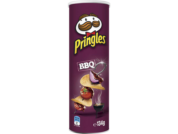 Pringles BBQ Stacked Potato Chips 134g