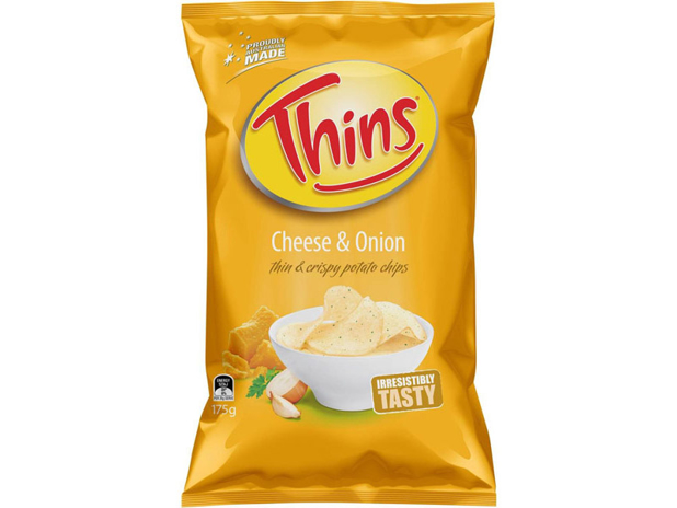 Thins Chips Cheese & Onion 175g