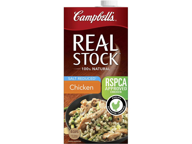 Campbell's Real Chicken Liquid Stock Salt Reduced 1 Litre
