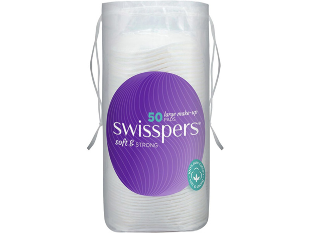 Swisspers Makeup Pads Cotton Large 50 Pack