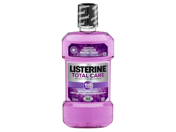 Listerine Total Care Mouthwash Clean Mint 500 Millilitre