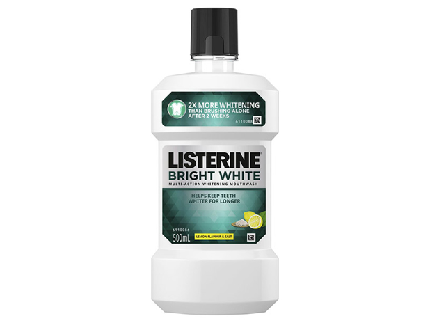 Listerine Bright White Multi-Action Whitening Mouthwash 500 Millilitre