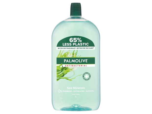 Palmolive Antibacterial Liquid Hand Wash Soap Sea Minerals Refill & Save 1 Litre