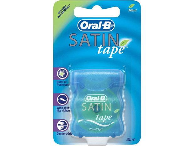 Oral-B Dental Floss Satin Tape Mint 25 Meters