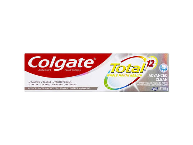 Colgate Total Advanced Clean Fluoride Antibacterial Toothpaste 115g