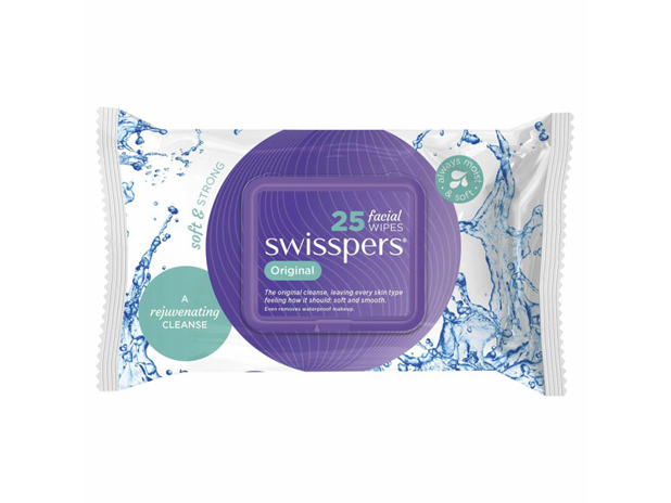 Swisspers Original Facial Wipes 25 Pack